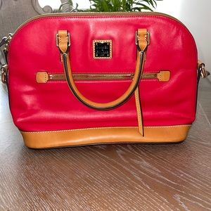 Dooney & bourke satchel red color